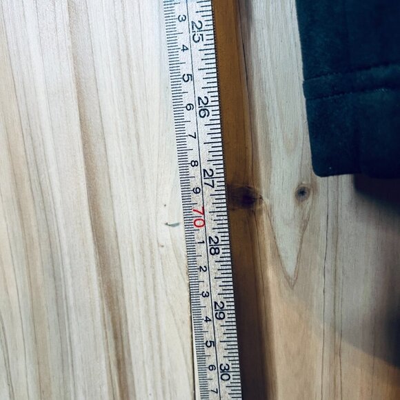 Andrew Mac Faux Suede Pants Womens Small Teal Blue Green Stretch Pull On Legging - Picture 5 of 7